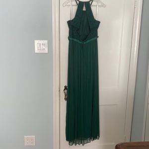 David’s Bridal Green Bridesmaid Dress